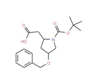 Boc-O-benzyl-L-beta-homohydroxyproline - chemical structure image