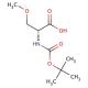 Boc-O-Methyl-D-serine (CAS 86123-95-7) - chemical structure image