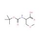 Boc-O-methyl-L-Serine (CAS 51293-47-1) - chemical structure image