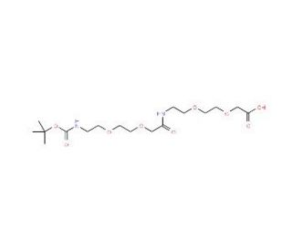 Boc-O2Oc-O2Oc-OH (CAS 1069067-08-8) - chemical structure image