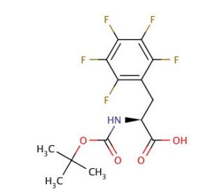 Boc-pentafluoro-L-phenylalanine (CAS 34702-60-8) - chemical structure image