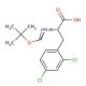 Boc-Phe(2,4-Cl2)-OH (CAS 114873-04-0) - chemical structure image