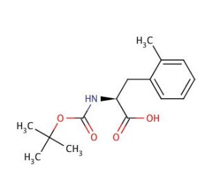 Boc-Phe(2-Me)-OH (CAS 114873-05-1) - chemical structure image