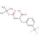 Boc-Phe(3-CF3)-OH (CAS 142995-31-1) - chemical structure image