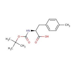 Boc-Phe(4-Me)-OH (CAS 80102-26-7) - chemical structure image