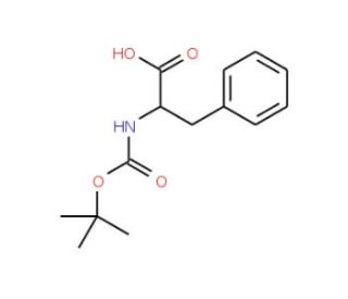 Boc-Phe-OH (CAS 13734-34-4) - chemical structure image