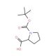 Boc-Pro-OH 的分子结构, CAS编号: 15761-39-4 Boc-Pro-OH (CAS 15761-39-4) - chemical structure image