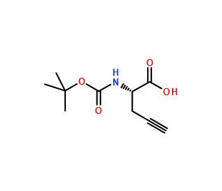 Boc-propargyl-Gly-OH - chemical structure image