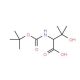 Boc-(R)-2-amino-3-hydroxy-3-methylbutanoic acid (CAS 288159-40-0) - chemical structure image