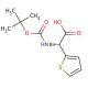 Boc-(R)-2-thienylglycine (CAS 74562-03-1) - chemical structure image