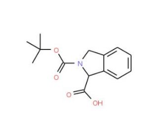 Boc-(R,S)-1,3-dihydro-2H-isoindole carboxylic acid (CAS 221352-46-1) - chemical structure image