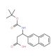 Boc-(R,S)-3-amino-3-(2-naphthyl)propionic acid (CAS 268542-15-0) - chemical structure image