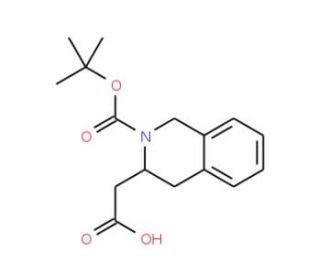 Boc-(S)-2-tetrahydroisoquinoline acetic acid (CAS 270062-98-1) - chemical structure image