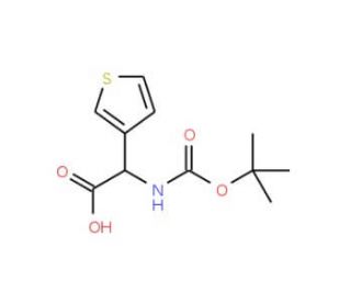 Boc-(S)-3-thienylglycine (CAS 910309-12-5) - chemical structure image