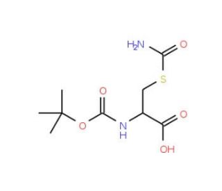 Boc-S-carbamoyl-L-cysteine - chemical structure image