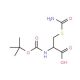 Boc-S-carbamoyl-L-cysteine - chemical structure image