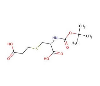 Boc-S-carboxyethyl-L-cysteine - chemical structure image