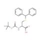 Boc-S-diphenylmethyl-L-cysteine (CAS 21947-97-7) - chemical structure image