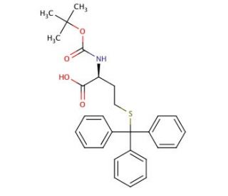 Boc-S-trityl-L-homocysteine (CAS 201419-16-1) - chemical structure image