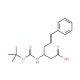 Boc-styryl-L-beta-homoalanine (CAS 270596-44-6) - chemical structure image