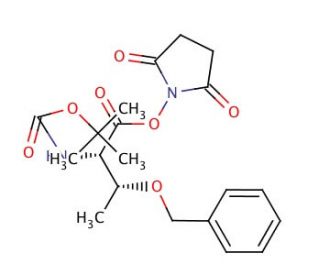 Boc-Thr(Bzl)-OSu (CAS 32886-43-4) - chemical structure image