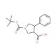 Boc-trans-DL-beta-Pro-4-(phenyl)-OH (CAS 221142-28-5) - chemical structure image