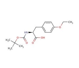 Boc-Tyr(Et)-OH (CAS 76757-91-0) - chemical structure image