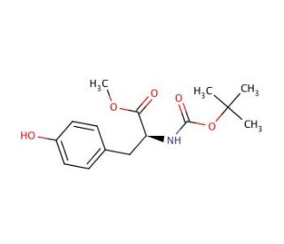 Boc-Tyr-OMe (CAS 4326-36-7) - chemical structure image