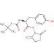 Boc-Tyr-OSu (CAS 20866-56-2) - chemical structure image