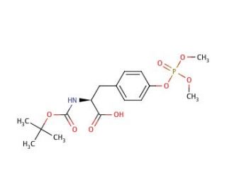 Boc-Tyr(PO3Me2)-OH (CAS 92264-99-8) - chemical structure image
