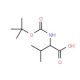 Boc-Val-OH (CAS 13734-41-3) - chemical structure image
