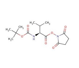 Boc-Val-OSu (CAS 3392-12-9) - chemical structure image