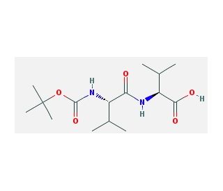 Boc-Val-Val-OH (CAS 69209-73-0) - chemical structure image