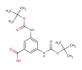 Boc2-3,5-DABA-OH (CAS 133887-83-9) - chemical structure image