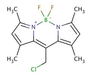 Bodipy 8-Chloromethane - chemical structure image