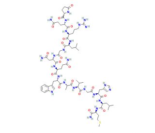 Bombesin (CAS 31362-50-2) - chemical structure image