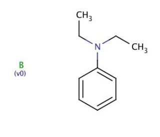 Borane N,N-diethylaniline complex (CAS 13289-97-9) - chemical structure image