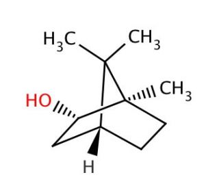 (+)-Borneol (CAS 464-43-7) - chemical structure image