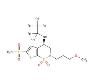Brinzolamide-d5 (CAS 1217651-02-9) - chemical structure image