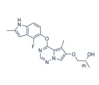 Brivanib (CAS 649735-46-6) - chemical structure image