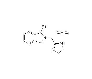 BRL 44408 MALEATE (CAS 118343-19-4) - chemical structure image