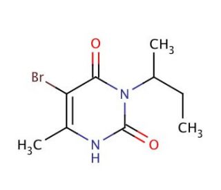 Bromacil (CAS 314-40-9) - chemical structure image