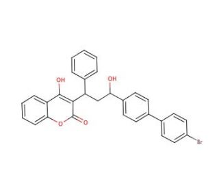 Bromadiolon (CAS 28772-56-7) - chemical structure image