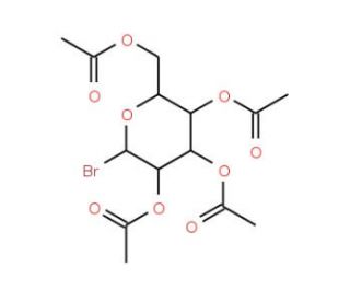 Bromo 2,3,4,6-Tetra-O-acetyl-&alpha;-D-mannopyranoside (CAS 13242-53-0) - chemical structure image