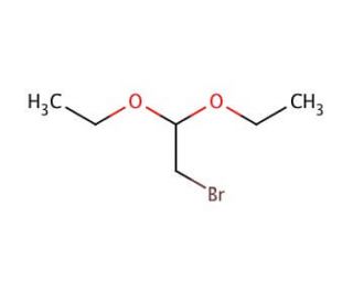 Bromoacetaldehyde diethyl acetal (CAS 2032-35-1) - chemical structure image