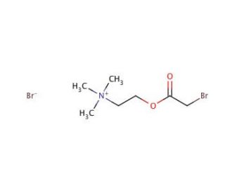 Bromoacetylcholine bromide (CAS 22004-27-9) - chemical structure image