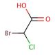 Bromochloroacetic acid (CAS 5589-96-8) - chemical structure image