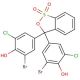 Bromochlorophenol blue (CAS 2553-71-1) - chemical structure image