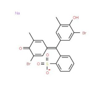 Bromocresol Purple sodium salt, 0.04% w/v aq. soln. (CAS 62625-30-3) - chemical structure image