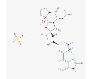 Bromocriptine mesylate (CAS 22260-51-1) - chemical structure image